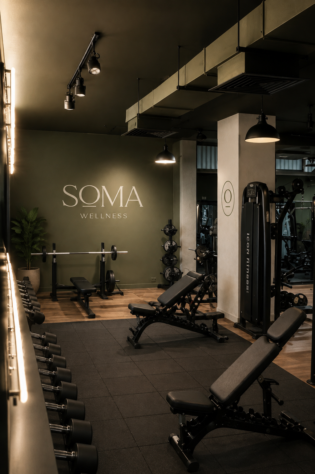 Sala de Entrenamiento Personalizado en SOMA